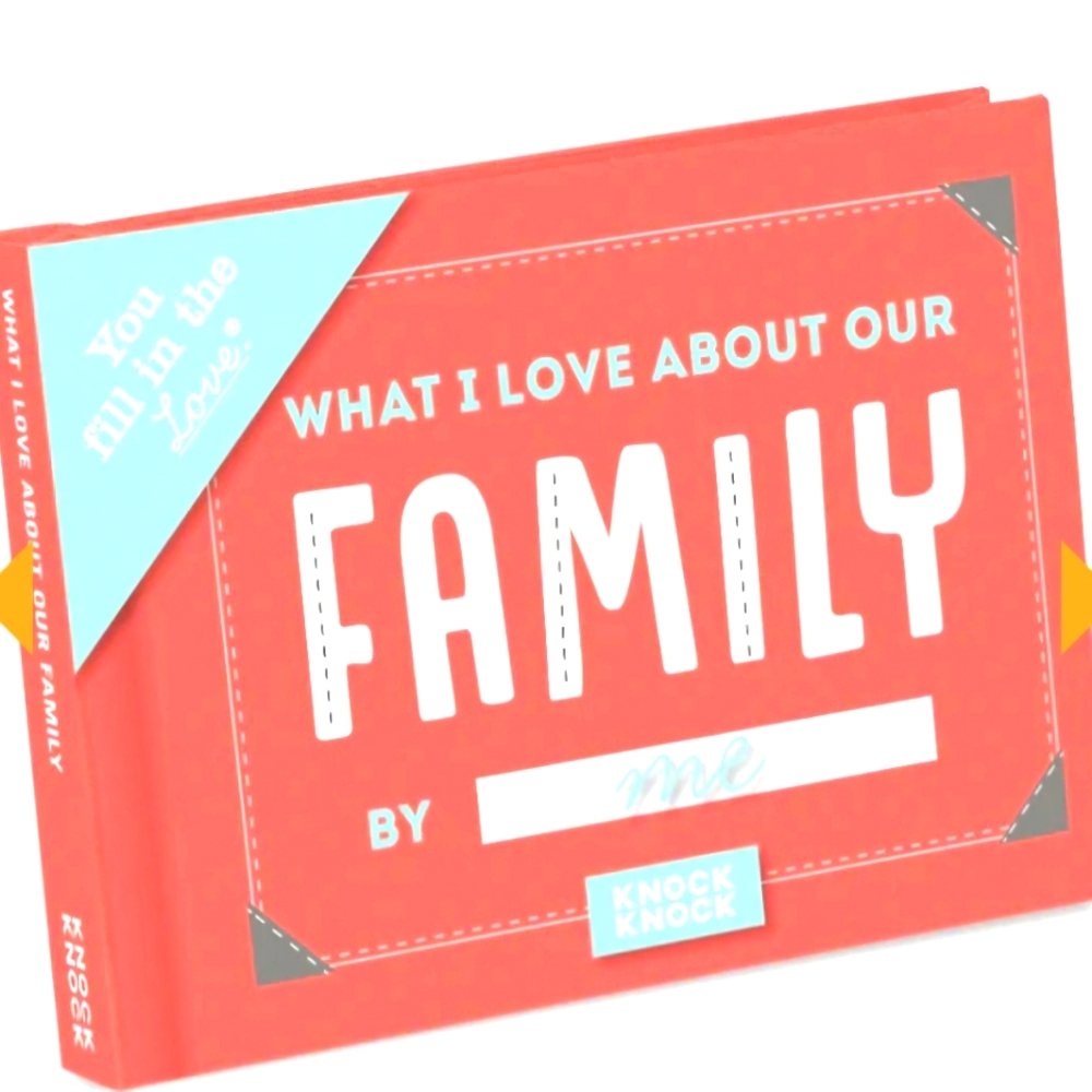 "What I Love About Our Family," A Mini Fill In Book